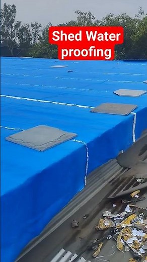 how to make shed waterproof
