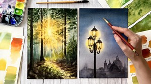 Illuminating Watercolors: Techniques for Painting Natural and Artificial Light | Züleyha Aydoğdu | Skillshare