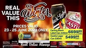 Real value Liquor just in time for the weekend | TM Pick n Pay Zimbabwe