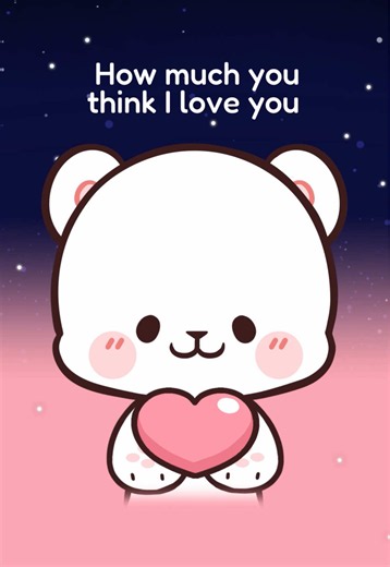 My ❤️ for U — MilkMocha Bear cute animation