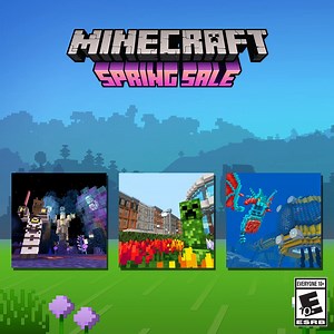 Save up to 75% off on select worlds, packs and more in the Minecraft Marketplace Spring Sale! Now through April 22. | Minecraft