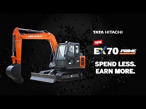Introducing the all new EX70 Prime Series hydraulic excavator.
