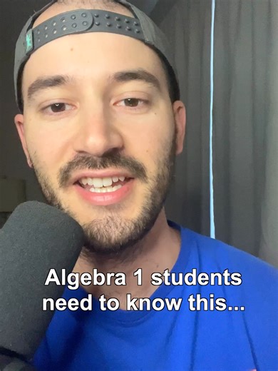 Algebra 1 students need to know this! #alldayeverydaymath #fyp #algebra