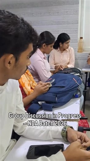 🎯 Future officers in action! At The Officers Academy, our NDA aspirants aren’t just preparing for an exam — they’re building leadership, communication, and teamwork skills that define true defence officers. 💬✨ From mock group discussions to personality development sessions, every activity is designed to shape confidence, clarity, and command — the qualities that make an NDA candidate stand out in the SSB interview. 🇮🇳 📍 Join our NDA, CDS, and AFCAT batches today! Because preparation here go