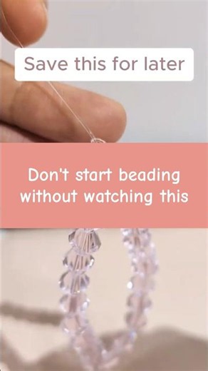 Save this for later! How to finish your elastic bracelet