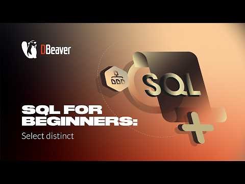 Learn SQL: SELECT DISTINCT