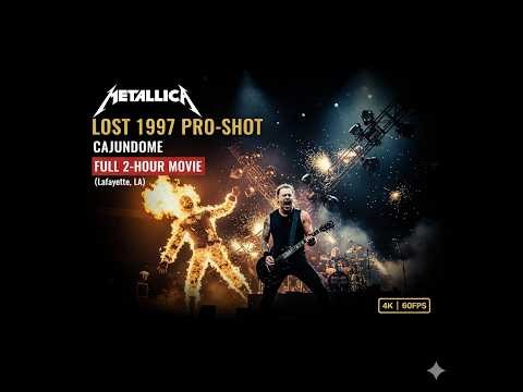 METALLICA: The Lost 1997 Lafayette Show (Full Pro-Shot) [4K/60FPS Remaster][MTC]