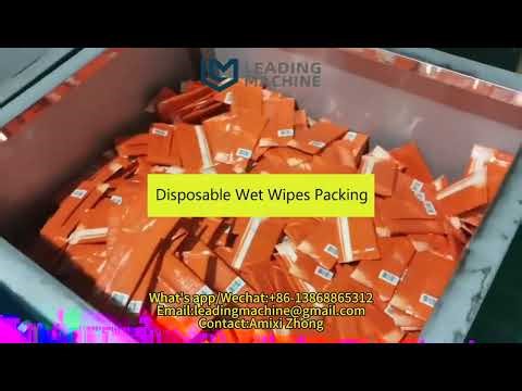 Good Price Automatic Disposable Wet Wipes Packing Machine With Single Piece