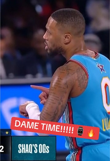 Dame Lillard hits the game-winner and Team Shaq advances to the Finals to take on Team Chuck!!! Who you got taking it out? Watch the #NBAAllStar game LIVE on ESPN! 📺 #nba #basketball #sports #sportsontiktok #fyp #foryoupage #espnaustralia