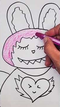 So Easy! Anyone Can Draw This Cute Labubu 🧸 | Step-by-Step Drawing