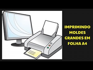 How to print large templates on A4 sheets