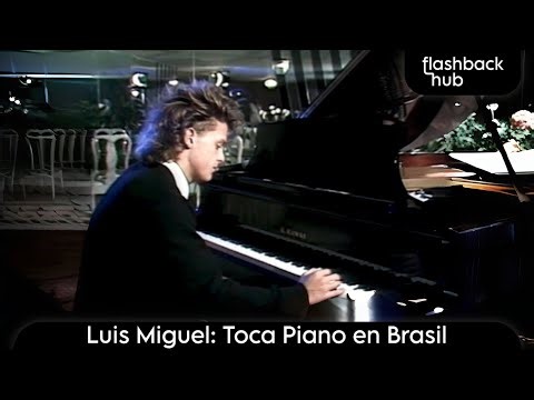 Luis Miguel Toca El Piano en Brasil 1988 • Inédito HD