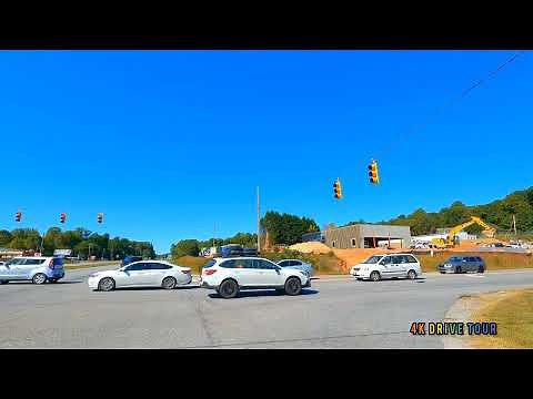 Exploring Granite Falls, NC in Stunning 4K - Ultimate Drive Tour Experience!