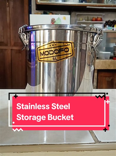 We now store the cats' food in a stainless steel storage bucket so they remain fresh and free from contamination. Moisture-proof: Keeps ingredients dry and free from moisture. Pest-proof: Prevents infestation by sealing off access to pests. Quality Material: Thickened stainless steel ensures longevity and reliability. Versatile Storage: Suitable for a wide range of ingredients including flour, grains, and beans. #stainlesssteelbucket #stainlessstorage #furmomlife #catfood