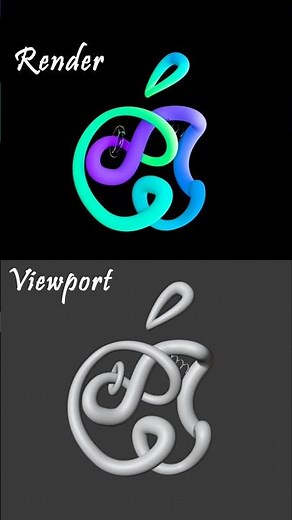 Apple Dynamic Logo Animation #logoanimation #blender3d