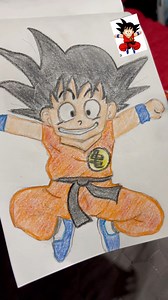 Dibujando a Gohan y Goku #dibujo #dragonball #Gohan #goku #viralreels #fypシ゚ #virals | Leo Poker