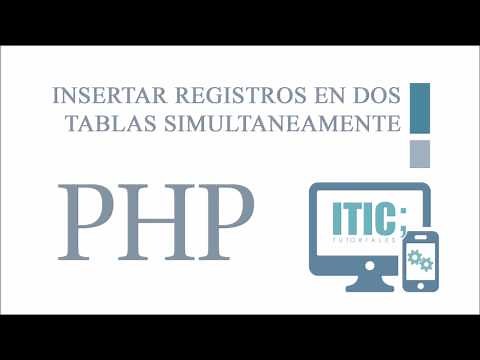 Insertar Registros en Dos o Más Tablas Simultáneamente [PHP]