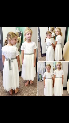 Little angels 🤍🤍 Custom-made flower girls dresses | Sasha’s Atelier