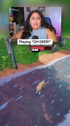 Getting jump scared in OH DEER 🦌 #ohdeer