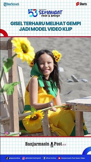 Gisel Mengaku Terharu Melihat Putrinya Gempi Debut Jadi Model Video Klip Gala Bunga Matahari