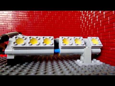 AMAZING Lego V12 engine sound! Detroit Diesel 12v71