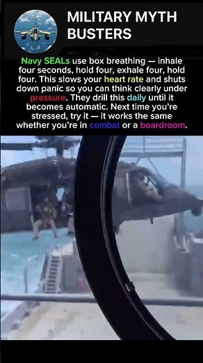 The Navy SEAL Technique for Staying Calm Under Pressure