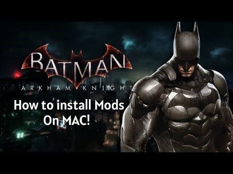 How to Install Skin mods in Batman Arkham Knight on mac [Crossover]