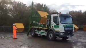 L&S Waste Management proudly unveils its first remotely controlled Skip Loader. Using a combination of Hyva lifting equipment and DAF LF Euro 6 Chassis this equipment offers the operator full 360 degree visibility when loading off loading and tipping waste containers. | L&S Waste Management