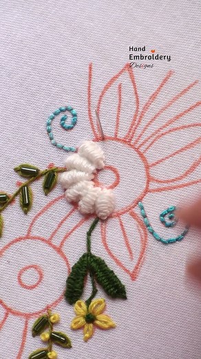 #easyembroidery #embroiderytips | Hand Embroidery Designs