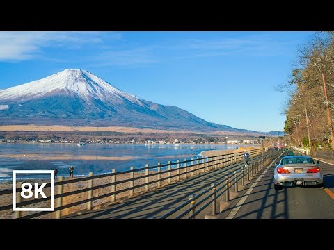 Mount Fuji Dawn Drive / 8K 60fps HDR / Car Ambience (No Music) / Binaural Audio