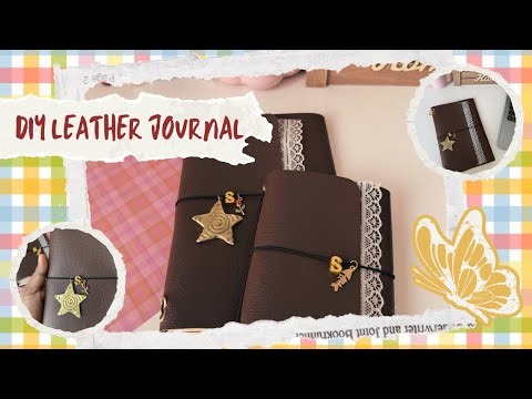 DIY Leather Journal | Louis Carmen Inspired Notebook ✂️📔