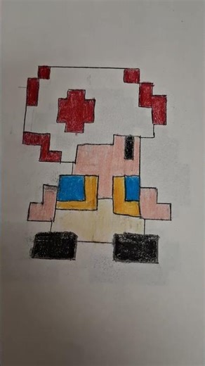 TOAD PIXEL ART #gorillatag #shorts #art