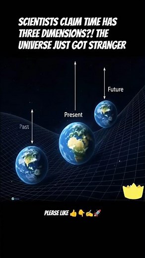 Scientists Claim Time Has THREE Dimensions?! #space