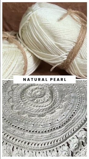 Crochet Mandala Afghan Club in Natural Pearl