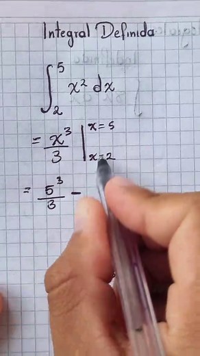 Integral definida. aprende a integrar en breves pasos #matemáticas #integrales