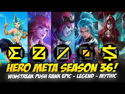 HERO META SEASON 36 MOBILE LEGENDS INDONESIA 2025 ❗ WINSTREAK SOLO RANK EPIC KE MYTHIC IMMORTAL