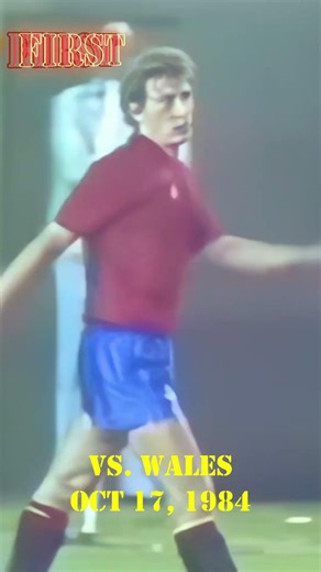 Emilio Butragueno. First and last goal for Spain. #butragueno #spain #goals