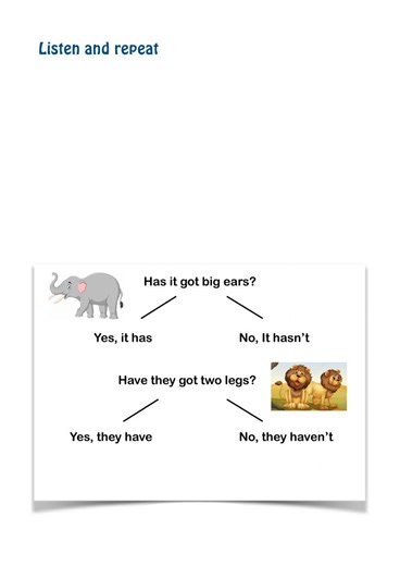 Grammar animals online exercise for