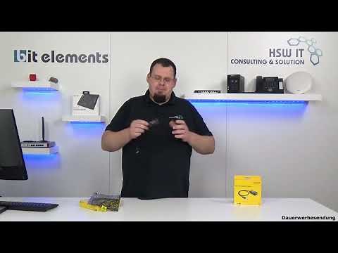 Delock USB zu LAN Adapter - Netzwerkschnittstelle für Laptop etc.