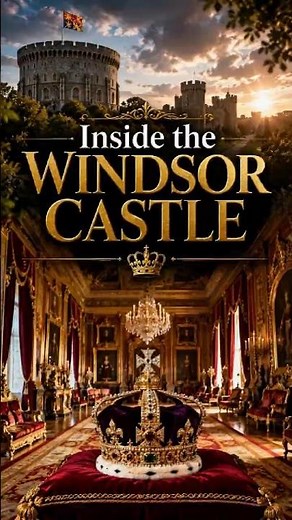 Inside The Windsor Castle 👑🏰✨ #WindsorCastle #RoyalFamily #BritishRoyalFamily #royalpalaces