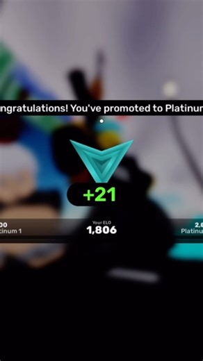 I hit platinum in ranked rivals…