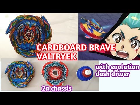 How to make brave valtryek beyblade with cardboard / burst able brave valtryek / AD Crafts /