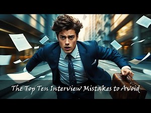 Job Interview Tips - Ten Interview Mistakes to Avoid - Don’t Make These Interview Mistakes