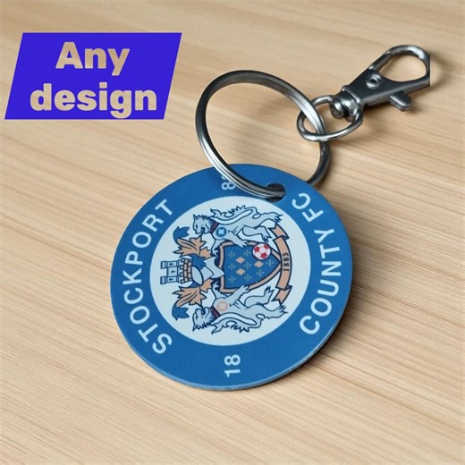 Buy Personalized Metal Keychain: Custom Photo, Logo, or Design Online in India - Etsy