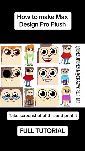 HOW TO MAKE MAX DESIGN PRO PLUSH FULL TUTORIAL #maxdesignpro #maxdesignproplush #twiddlefinger #triflethumb #plush #brainrot