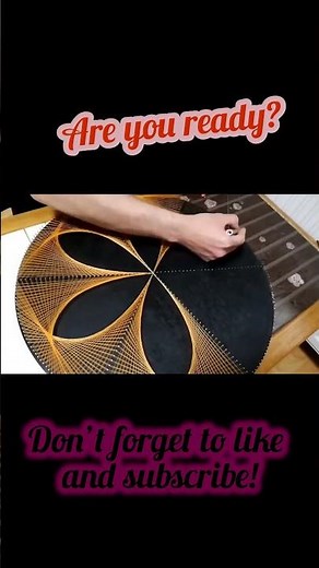 Abstract String Art #art #diy #stringart #handmade #wallart