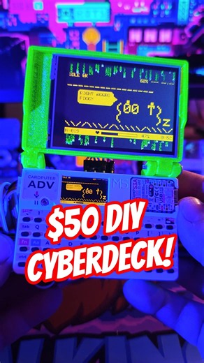 Retro Cyberdeck Under $50 Runs Porkchop #retrocomputing #maker #diy