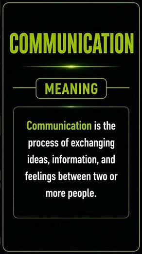 Meaning of Communication | Class 12 Business Studies #shorts