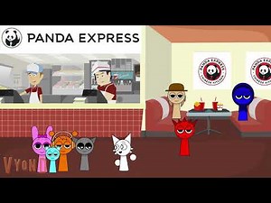 Raddy Misbehaves at Panda Express #incredibox #animation #sprunki #raddy #funny