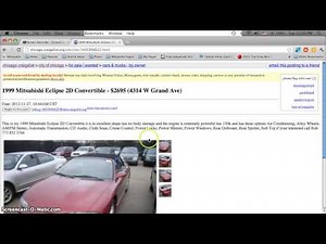 Craigslist Chicago Used Cars, Appliances and Furniture - For Sale by Owner Deals in 2013